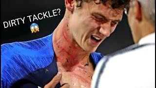 DIRTY TACKLE? You Decide! Rudiger On Pavard - France vs Germany