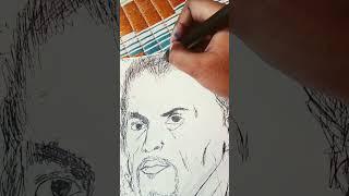 the great Khali drawing #Dilip Singh Rana#art