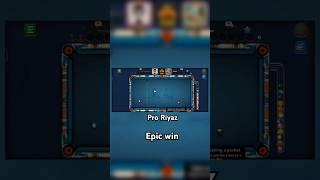Is This an EPIC WIN?️Pro Riyaz gaming yt #ProRiyazgamingyt#8ballpool #ytshorts #viralshort#games