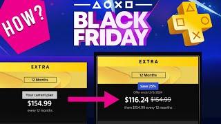 How To Get The Black Friday 2024 Deal - Playstation Plus Extra (Who Is Eligible?)