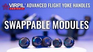 VPC Advanced Flight Yoke — Swappable modules | VIRPIL Controls