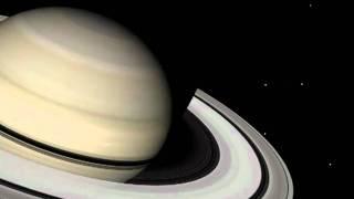 Flying past Saturn