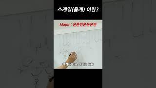 스케일(음계)란? 초보를 위한 화성학 특강 중