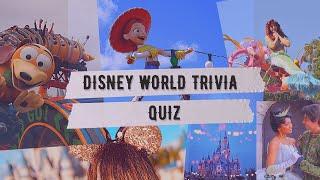 20 QUESTION DISNEY WORLD TRIVIA QUIZ | TEST YOUR DISNEY KNOWLEDGE | IT'S QUIZ TIME!