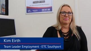 ETC Staff Profile: Kim - Team Leader Employment Services