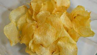 LAS MEJORES CHIPS DE PAPAS FRITAS SUPER CRUJIENTES Y SABROSAS