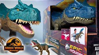 NEW ALLOSAURUS SUPER COLOSSAL CHAOS THEORY FIGURE! Jurassic World Chaos Theory Unboxing Allosaurus