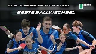 Beste Ballwechsel I Deutsche Meisterschaften U15 2023 in Bad Friedrichshall