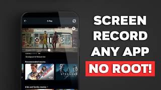 Screen Record Restricted Apps on Android Without Root!