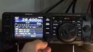 Speech Processor and Parametric Equalizer at the same time and settings from FT991A Yaesu manual