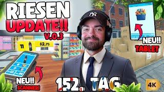 152. Tage im SUPERMARKT + RIESEN TABLET & SCANNER UPDATE!!🫧| Supermarket Simulator (4K)