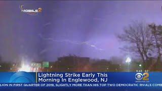 Lightning Strike In Englewood, NJ