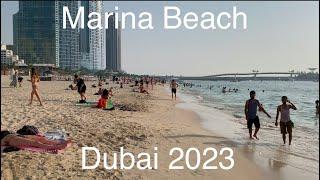 Marina Beach Dubai In Depth Walking Tour | Dubai 2023