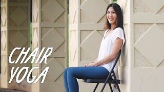 6 Minute WFH Chair Yoga w/ Tanya | Yoga with Aloha