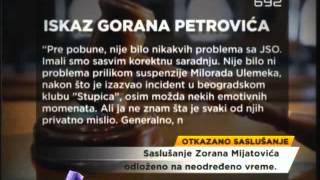 Slučaj "JSO": Odloženo saslušanje Mijatovića