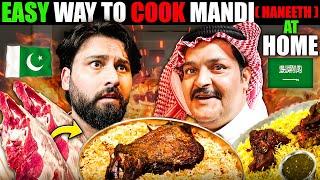 1st TIME COOKING MANDI (HANEETH) AT HOME - AUTHENTIC MANDI HANEETH RECIPE