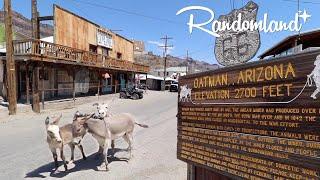 Unbelievable Ghost Town Adventure on Route 66 | Randomland Explores Oatman