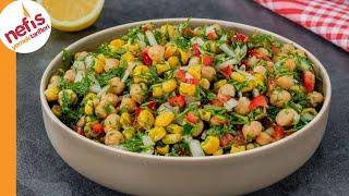 How to make Chickpea Salad | Ultimate Turkish Chickpea Salad Recipe