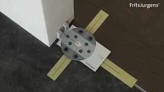 Two floor types with expansion joint   FritsJurgens floor plate installation videos