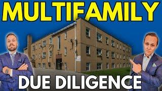 Multifamily Due Diligence: How to Analyze Multifamily Buildings Like A Pro