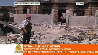 Syrian forces attack Aleppo