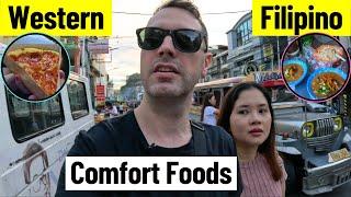 FILIPINO vs. WESTERN Comfort Foods in Manila! | Foreigner in the Philippines | Expats