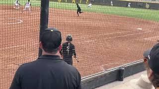 Sara Olson double to RF vs CSF