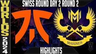 FNC vs GAM Highlights | LoL Worlds 2024 Swiss Stage Day 2 Round 2 | Fnatic vs Gigabyte Marines