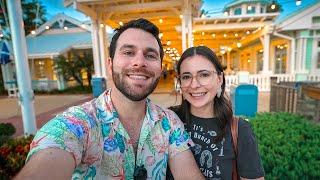 Checking Into Disney's Old Key West Resort! Deluxe Studio Room Tour & Dinner At Olivia's Cafe