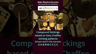 "Compound Stickings"#shorts  #drums