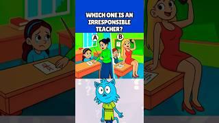 RIDDLE - WHICH ONE OF THEM IS AN IRRESPONSIBLE TEACHER? #mayumiquiz #riddles #riddle #quiz