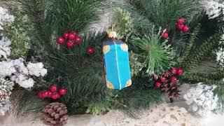 Alaska Suitcase - Glass Christmas Ornament