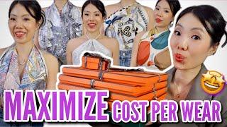 Hermes Silk Scarf Secrets Revealed!NEW SURPRISING WAYS HOW TO WEAR HERMES SILK SCARF 90CM愛馬仕絲巾綁法