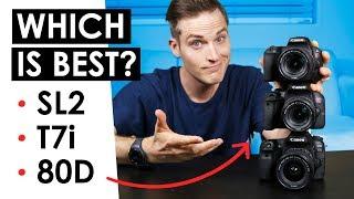 Best Canon DSLR for Video? — Canon SL2 VS. T7i VS. 80D