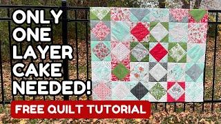 Make a Quick & Easy Quilt with a Layer Cake