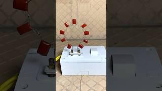 Ceramic Capacitor vs. (220V) Electricity #experiment #electrical