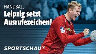 SC DHfK Leipzig - TVB Stuttgart Highlights Handball Bundesliga l Sportschau