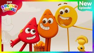 Red & Yellow Meet Orange! | FULL EPISODE - S1 E11 | Learn Colours - Kids Cartoons | Colourblocks