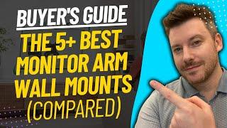 TOP 5 BEST MONITOR ARM WALL MOUNTS - Monitor Wall Arm Mount Review (2023)