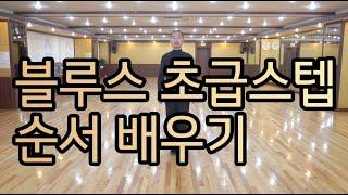 부르스 초급 스텝 배우기(South Korean Social Dance Blues Basic steps)