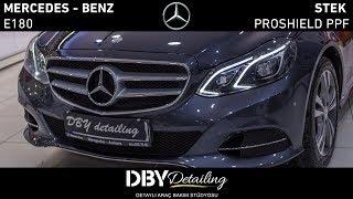 PVC & Poliüretan Film Arasındaki Fark? | Mercedes E180 STEK PROShield BoyaKoruma Filmi