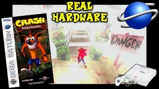 Crash Bandicoot on Sega Saturn [REAL HARDWARE]