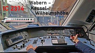 Andere Züge bremsen uns aus | IC 2374 Wabern - Kassel-Wilhelmshöhe | Führerstandsmitfahrt | IC-Stwg