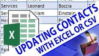 Excel 또는 CSV를 사용하여 연락처 업데이트 | FileMaker 교육