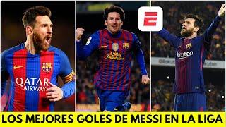 LOS MEJORES GOLES DE LIONEL MESSI con el BARCELONA en LA LIGA | ESPN Deportes