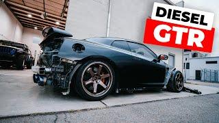 Building The World's First Powerstroke Diesel Swapped GTR