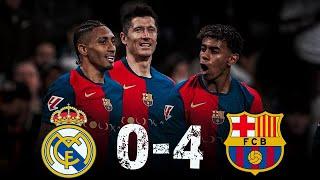 Real Madrid 0-4 FC Barcelona: Lewandowski, Yamal & Raphinha DESTROY Real Madrid At The Bernabeu