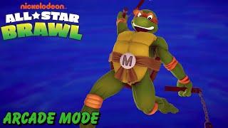 Nickelodeon All Star Brawl | Michelangelo Arcade Mode