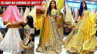 Sabyasachi & Manish Malhotra's Bridal Lehenga In Chandni Chowk  | Designer Lehenga Shopping Delhi