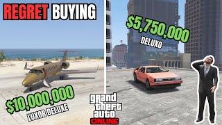 TOP 10 THINGS I REGRET BUYING IN GTA